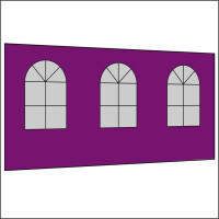 450 cm Seitenwand mit 3 Sprossenfenster